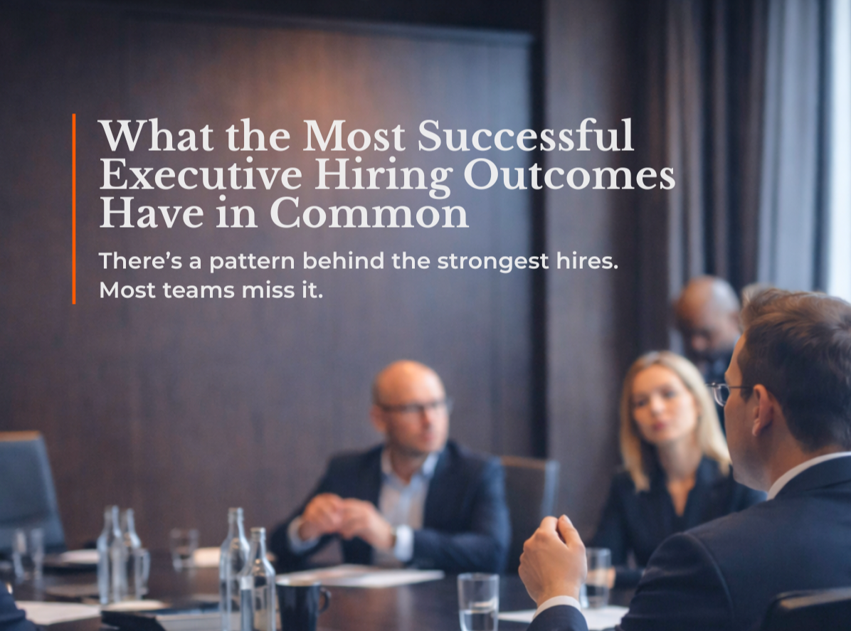 Successful Executive Hiring Outcomes Image