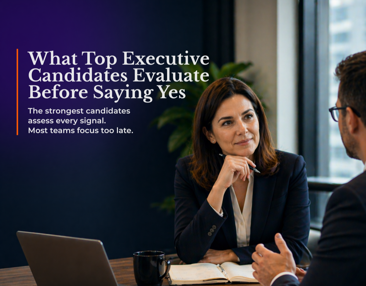 What Top Executive Candidates Evaluate Before Saying Yes Image